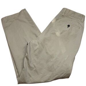ORVIS Trim Fit Flat‎ Front Khaki Chino Pants Tan Size 32